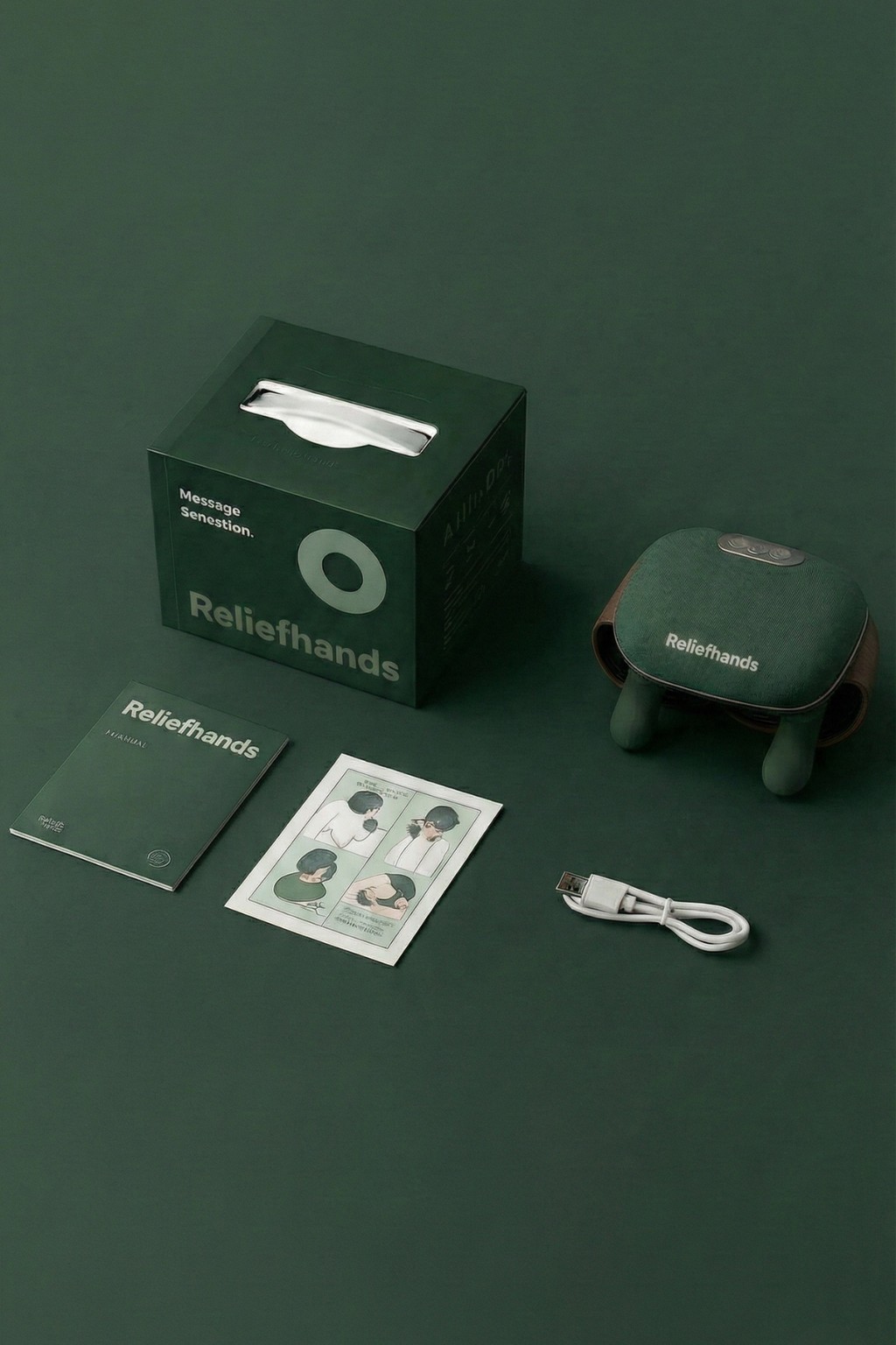 Relief Hands Pro Massager with Heat Therapy